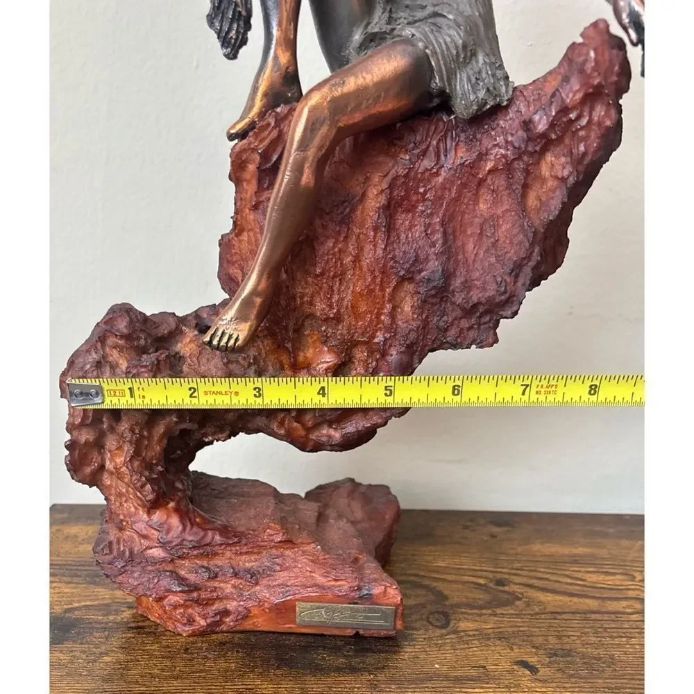 Vintage Carol Camps Artistic Bronze / Raising Sculpture